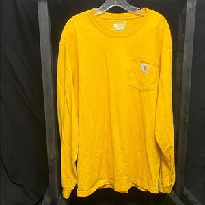 Carhartt Men's Gold Long Sleeve Tee